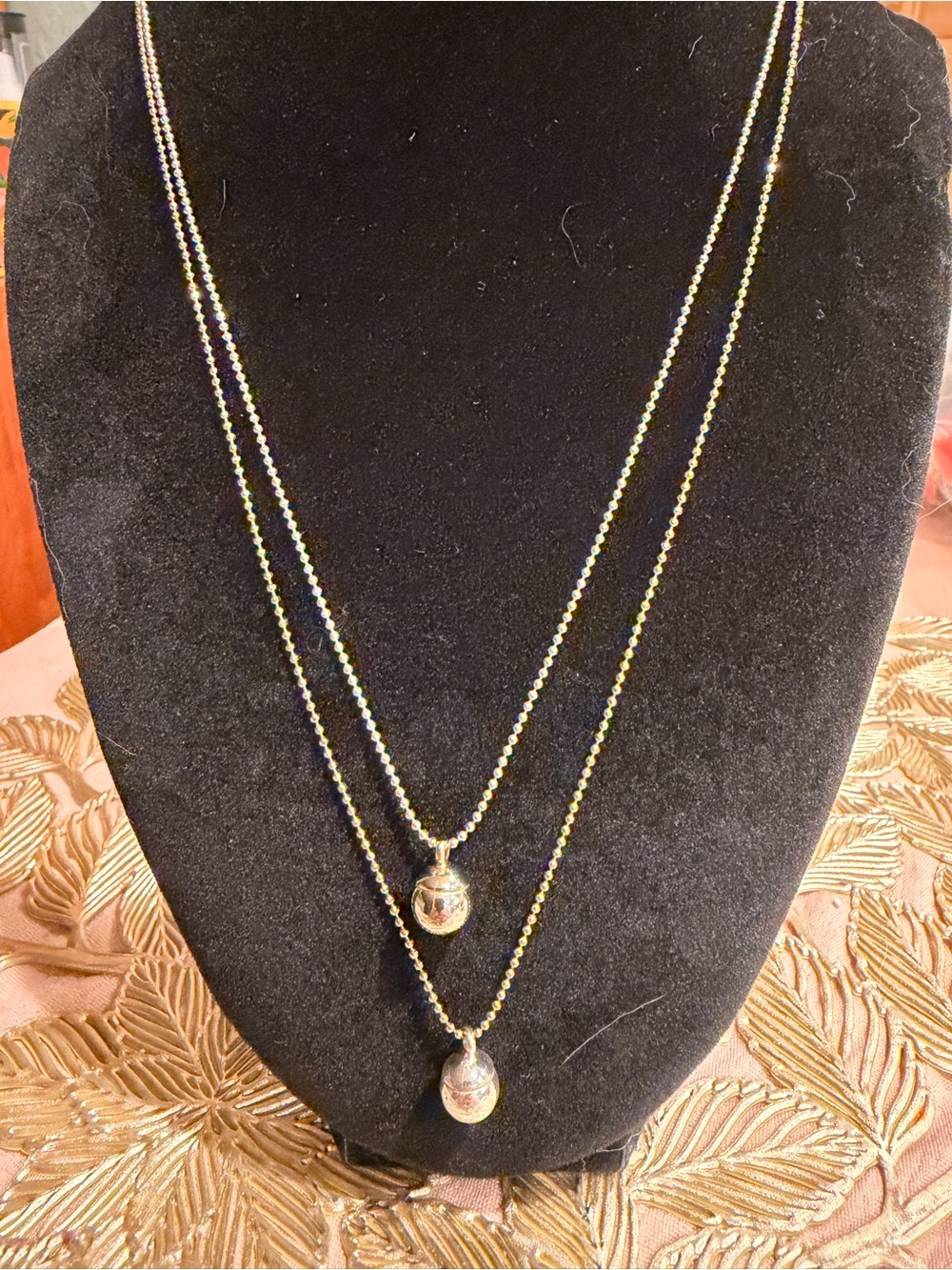 Cabi Gold-Tone Double Layer Teardrop Pendant Necklace - Women Jewelry